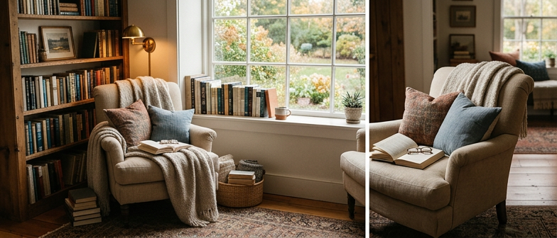 Reading Nook Design Basics: Seating, Lighting, and Layout Tips