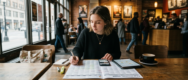 Planning a Film Festival Visit with Smart Screening and Schedule Choices