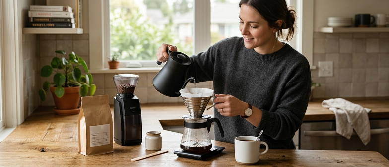 Home Coffee Brewing Basics: from Grind Size to Water Temperature