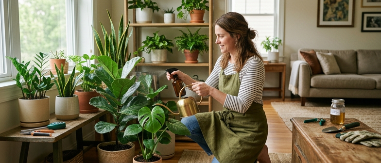 Indoor Plant Care Routine: a Simple Guide to Daily and Weekly Habits