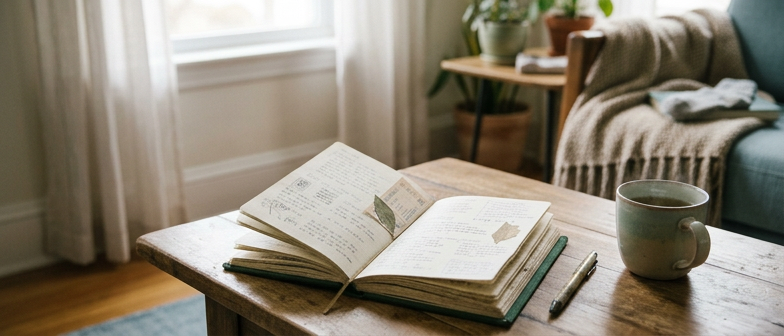 Personal Wellness Journal Basics for Everyday Habits and Reflections