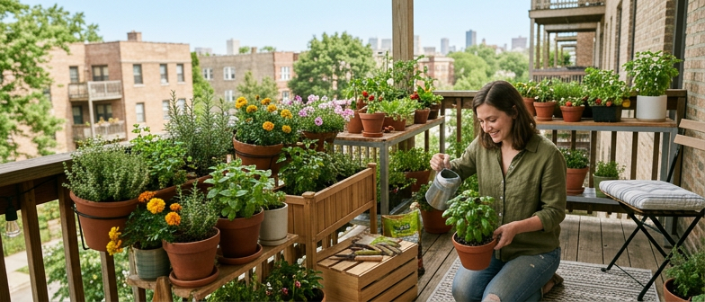 Balcony Gardening for Beginners: a Simple Guide to Small Space Planting